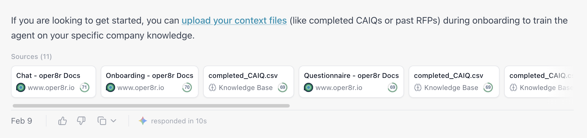 Response Interaction